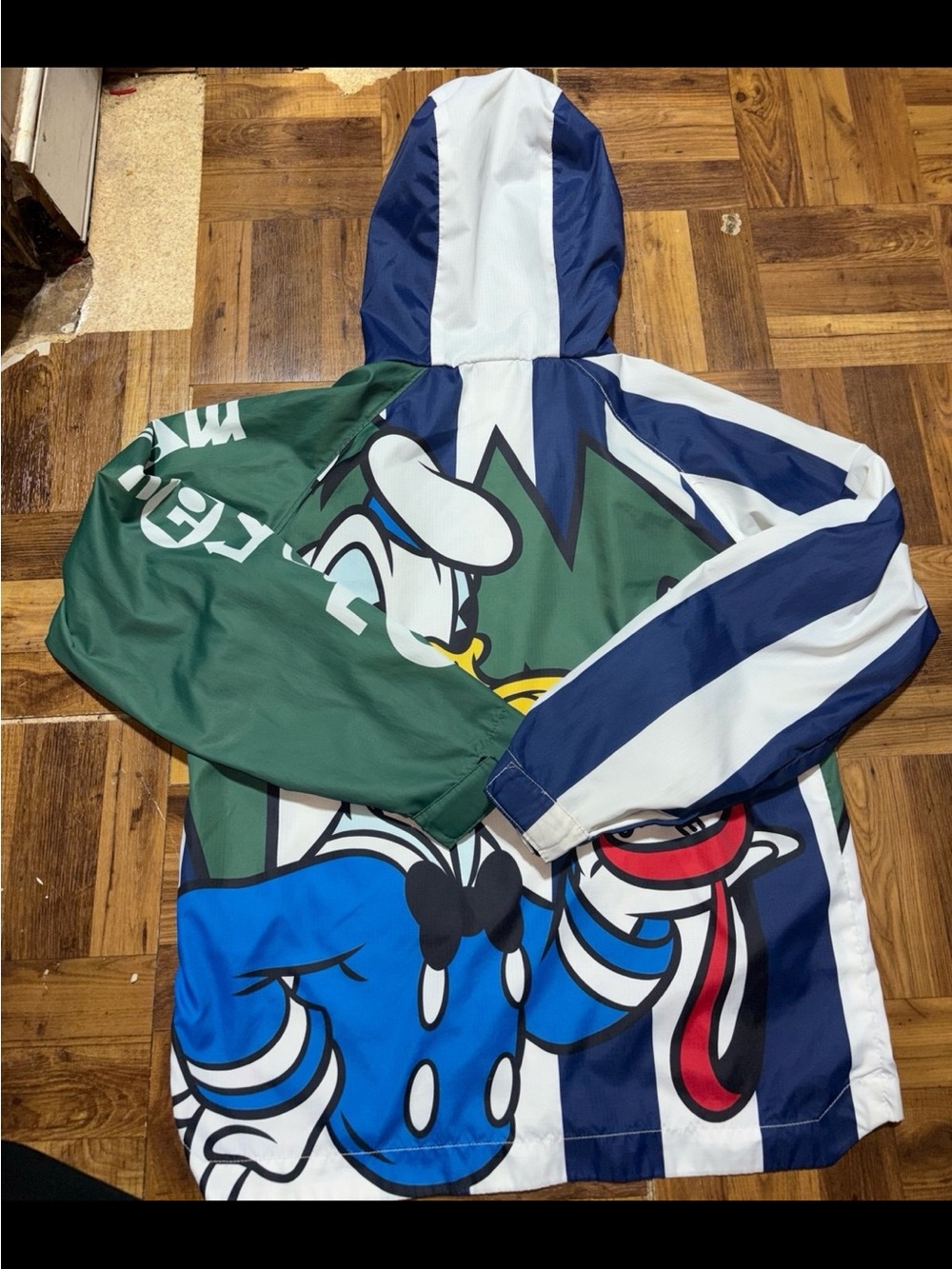 Members Only Disney Park Goofy hooded Windbreaker, Youth Size LG - Picture 4 of 5